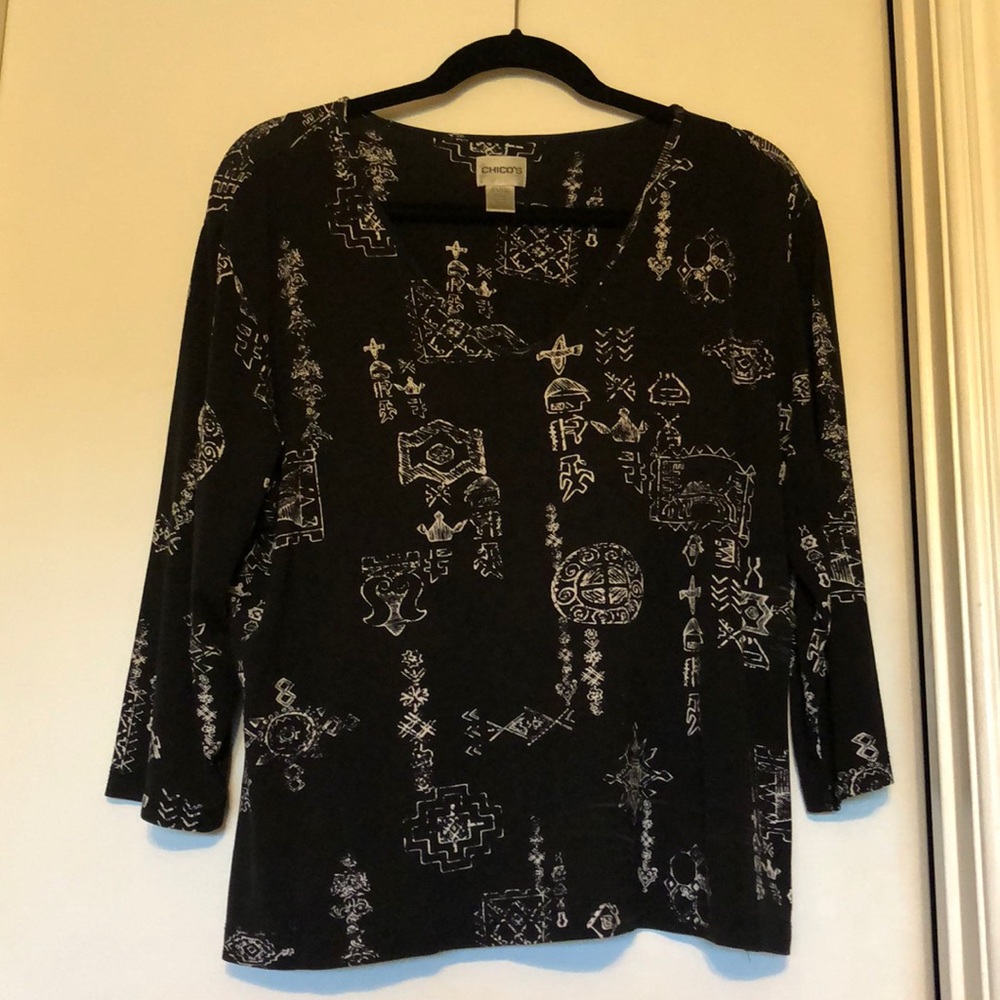Black/White Pullover
